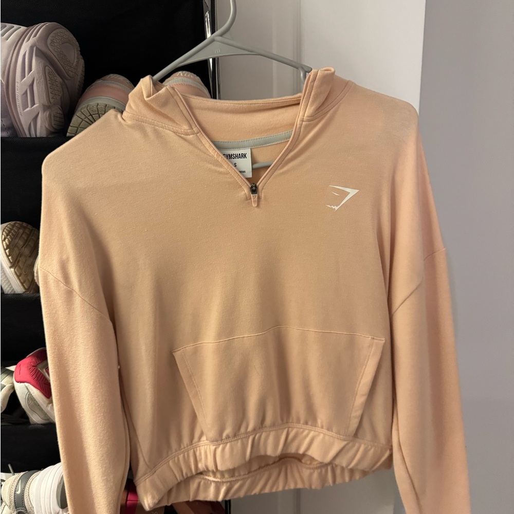 Gymshark Women's Light Pink Hoodie